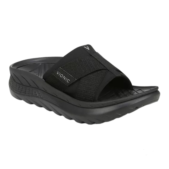 Vionic Rebound Black Women's Sandals - Picture 1 of 3